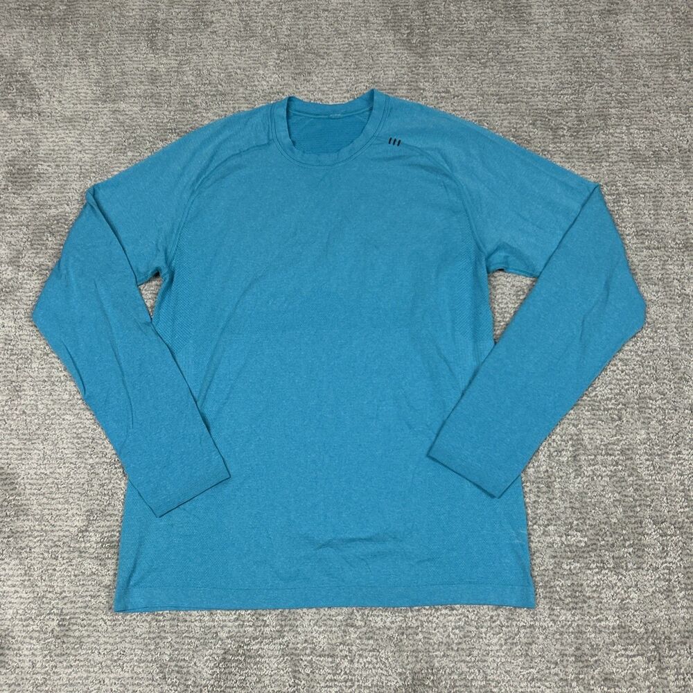 Lululemon Shirt Men’s Medium Metal Vent Tech Long Sleeve Performance Training